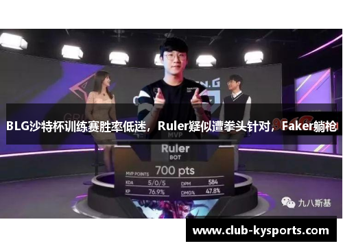 BLG沙特杯训练赛胜率低迷，Ruler疑似遭拳头针对，Faker躺枪
