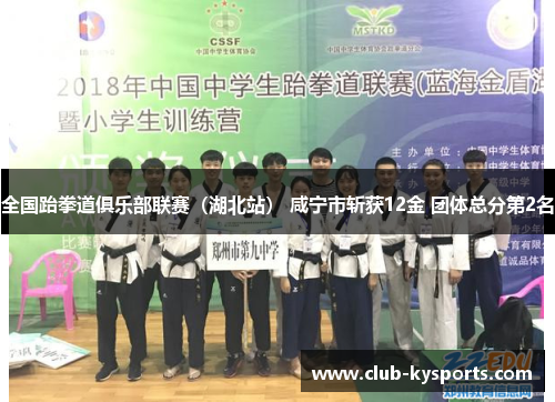 全国跆拳道俱乐部联赛（湖北站） 咸宁市斩获12金 团体总分第2名